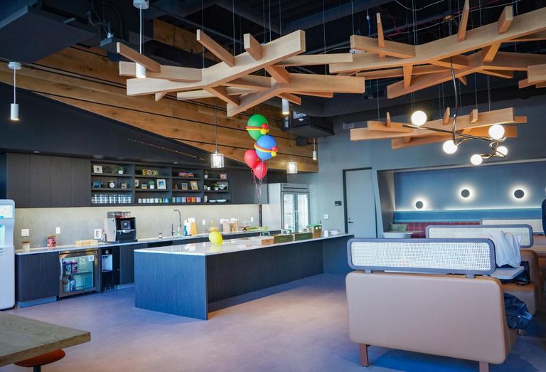 An image of the interior of GFiber's new Colorado HQ in Lakewood's Belmar neighborhood.