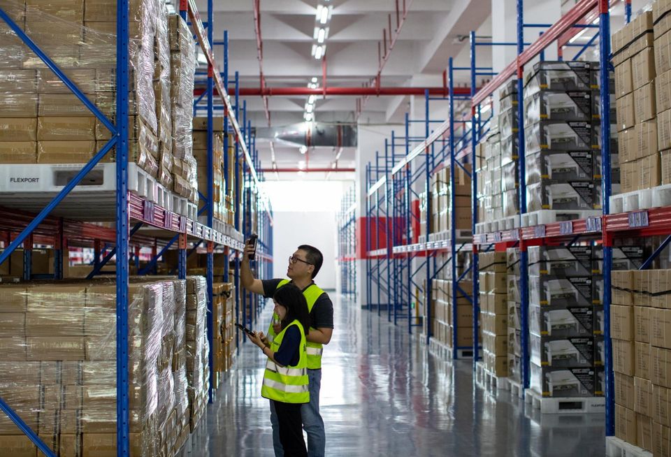 A Flexport warehouse in Shenzen, China.