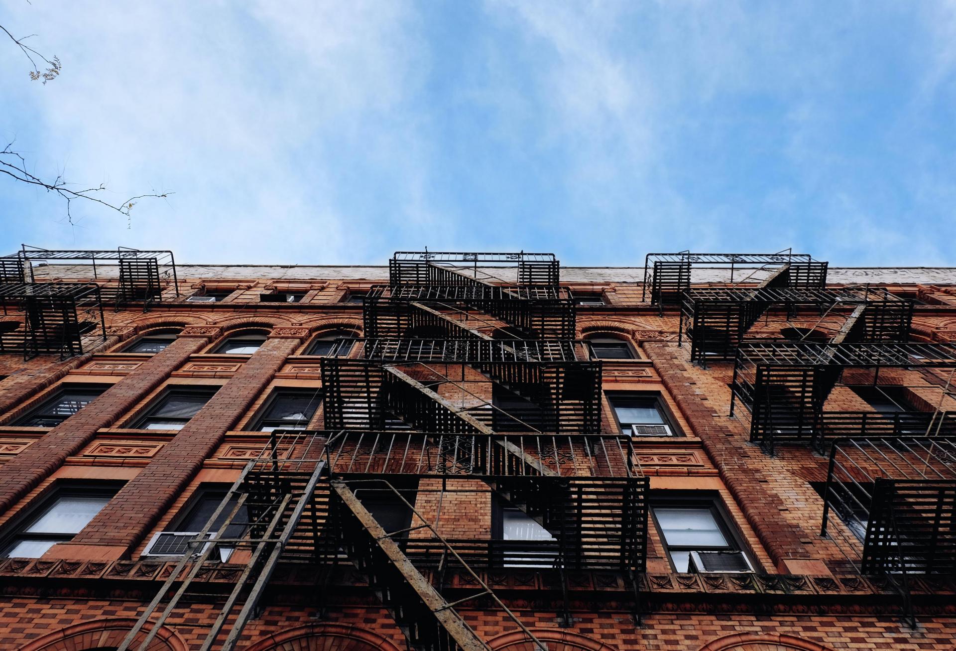 New York apartment fire escapes