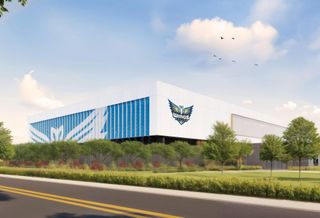 Rendering of the Dallas Wings practice facility.