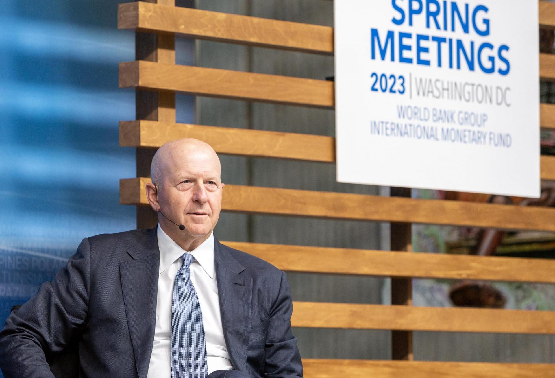 Goldman Sachs CEO David Solomon photographed in April 2023.