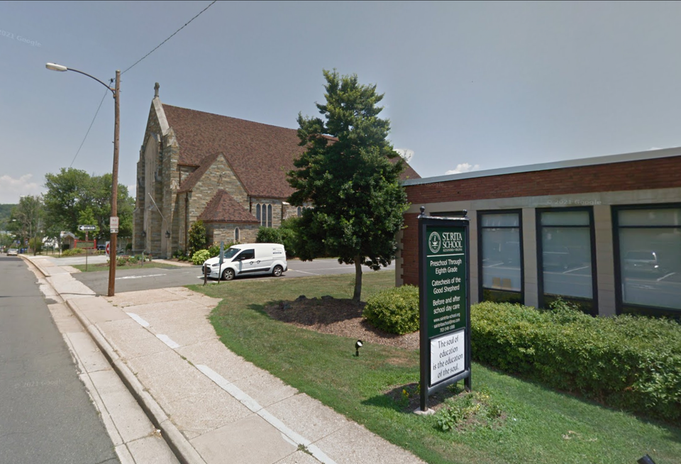 The St. Rita School and Catholic Church in Alexandria, Virginia