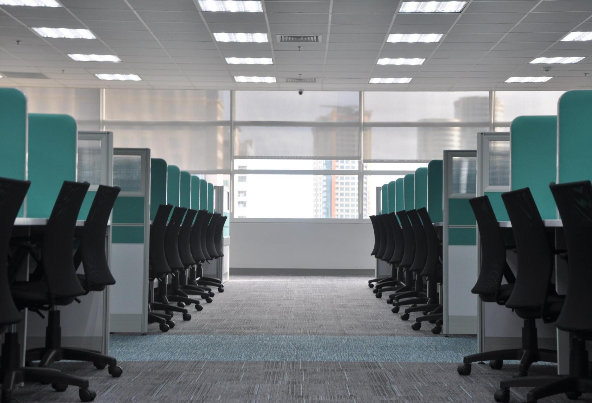 office building cubicles