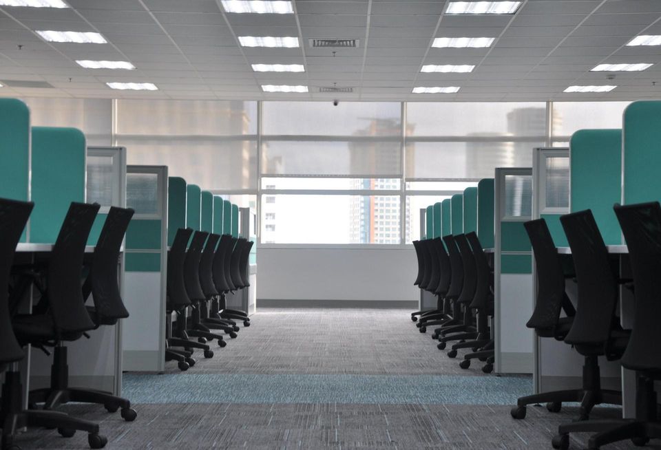 office building cubicles