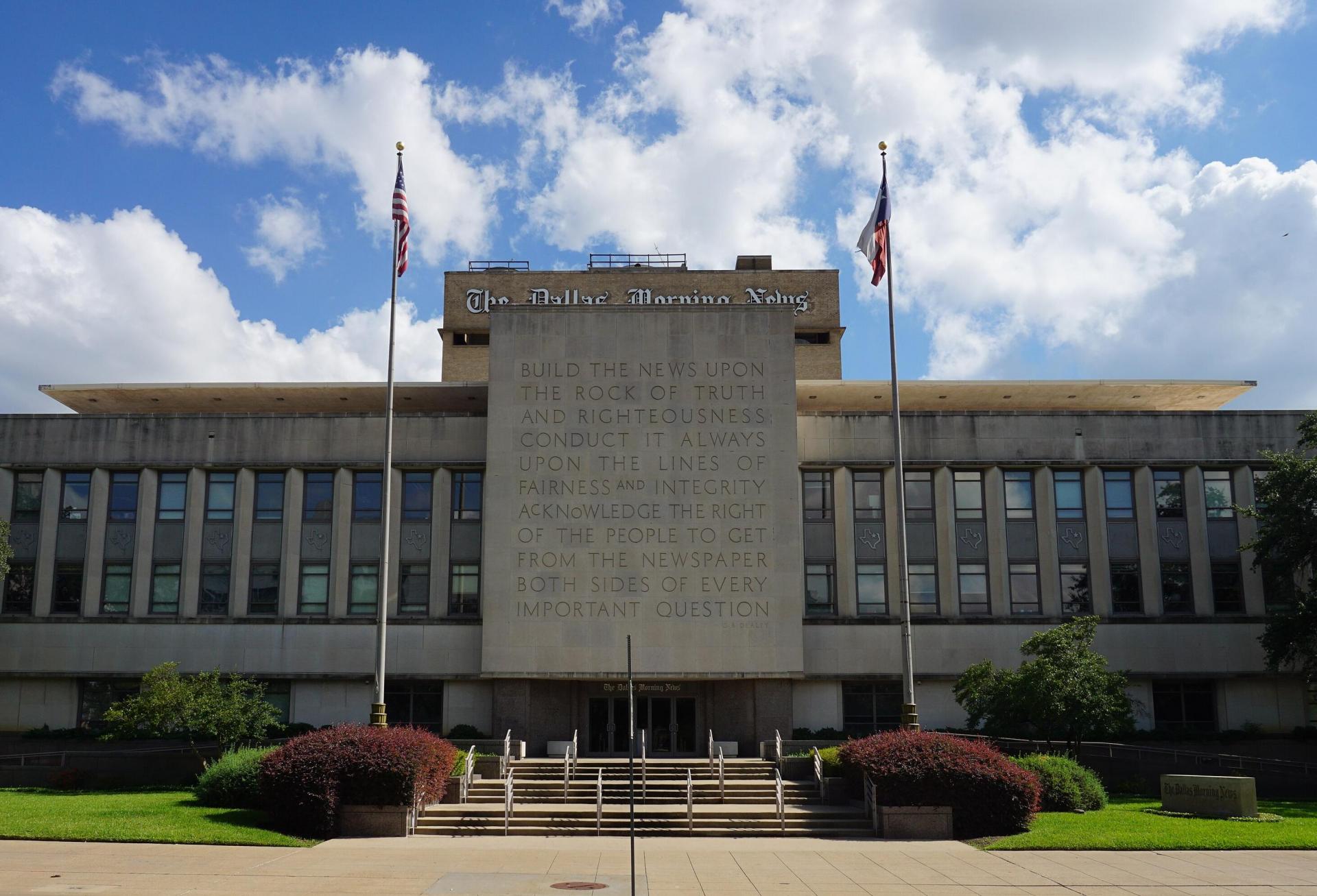 The former campus of The Dallas Morning News.