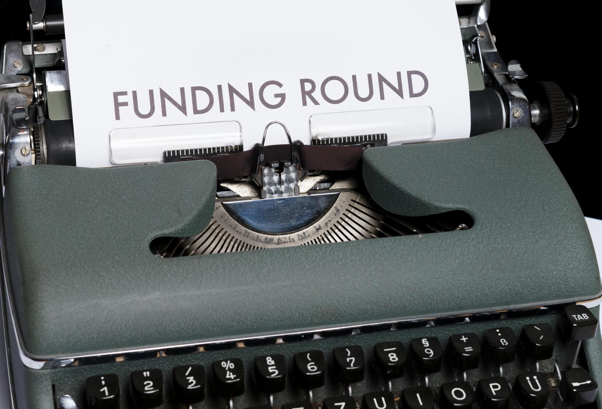 Funding Round Photo Typewriter