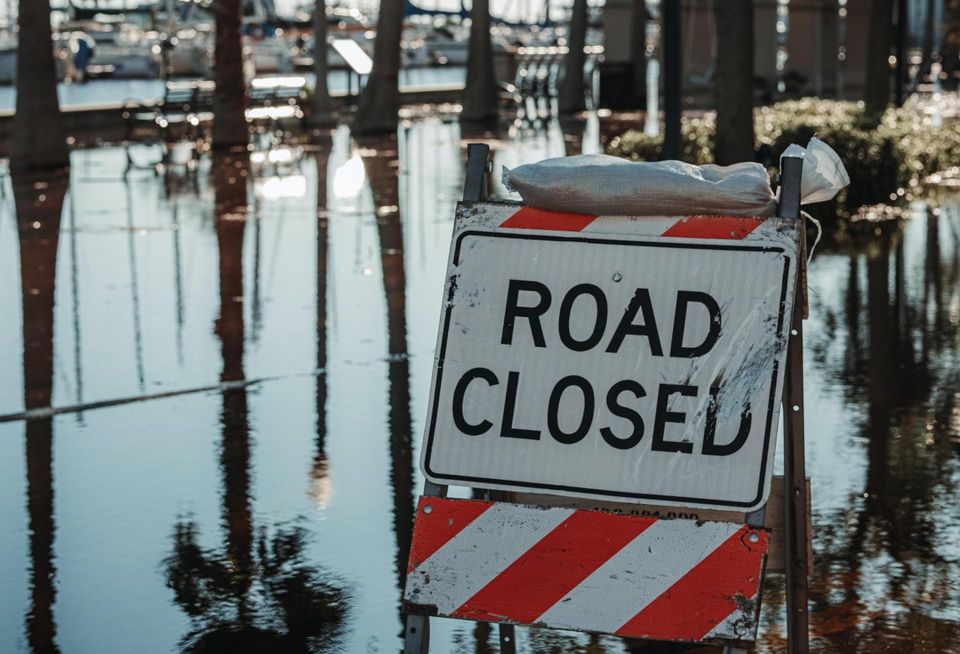road closed sign