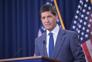 Chairman Warsh answers reporters' questions at the FOMC press conference on July 29, 2026. 