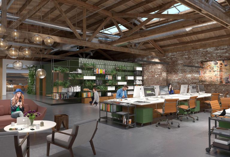 Rendering of Platform mixed-use building at 8888 Washington Blvd. in Culver City