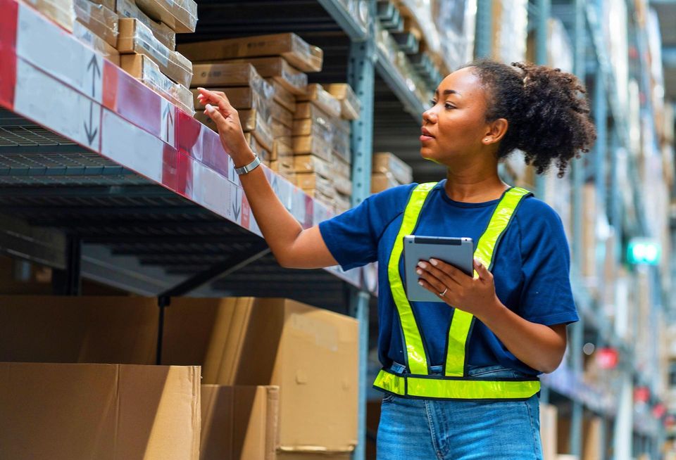 A warehouse worker