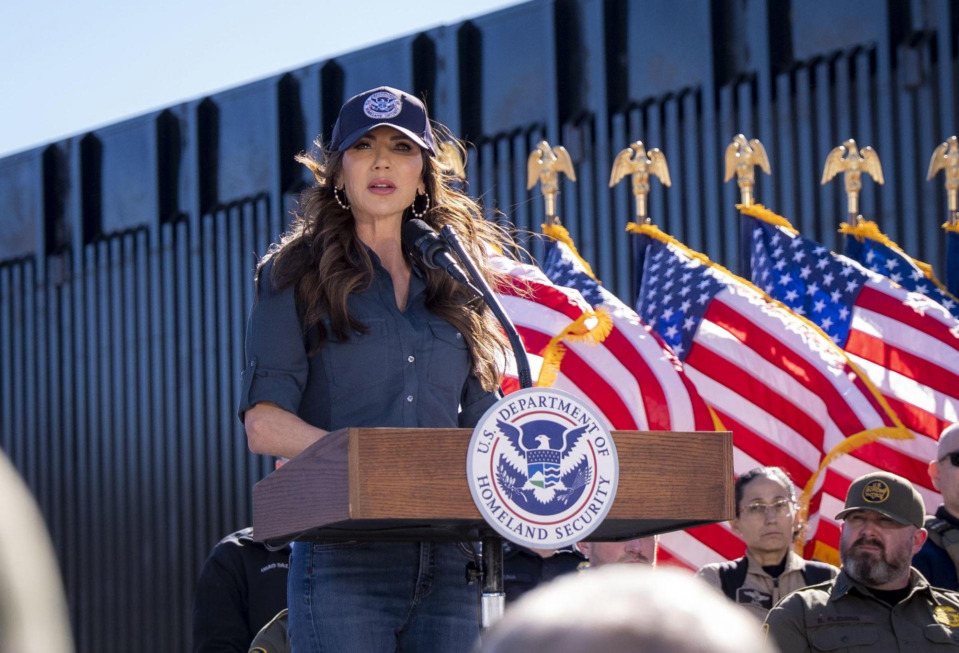 Secretary of Homeland Security Kristi Noem