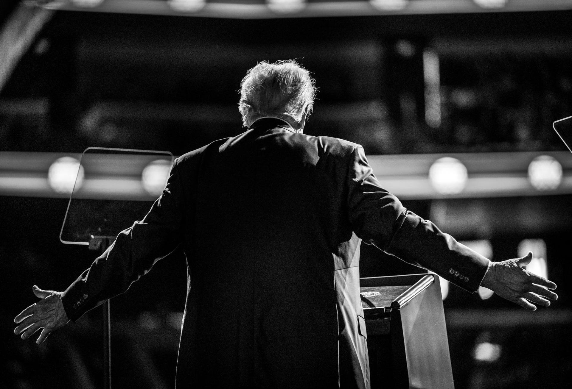 President Donald Trump delivers remarks at the America Business Forum Miami at the Kaseya Center in Miami, Florida, Wednesday, November 5, 2025. (Official White House Photo by Molly Riley)

