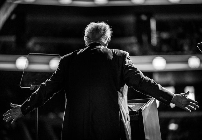 President Donald Trump delivers remarks at the America Business Forum Miami at the Kaseya Center in Miami, Florida, Wednesday, November 5, 2025. (Official White House Photo by Molly Riley)

