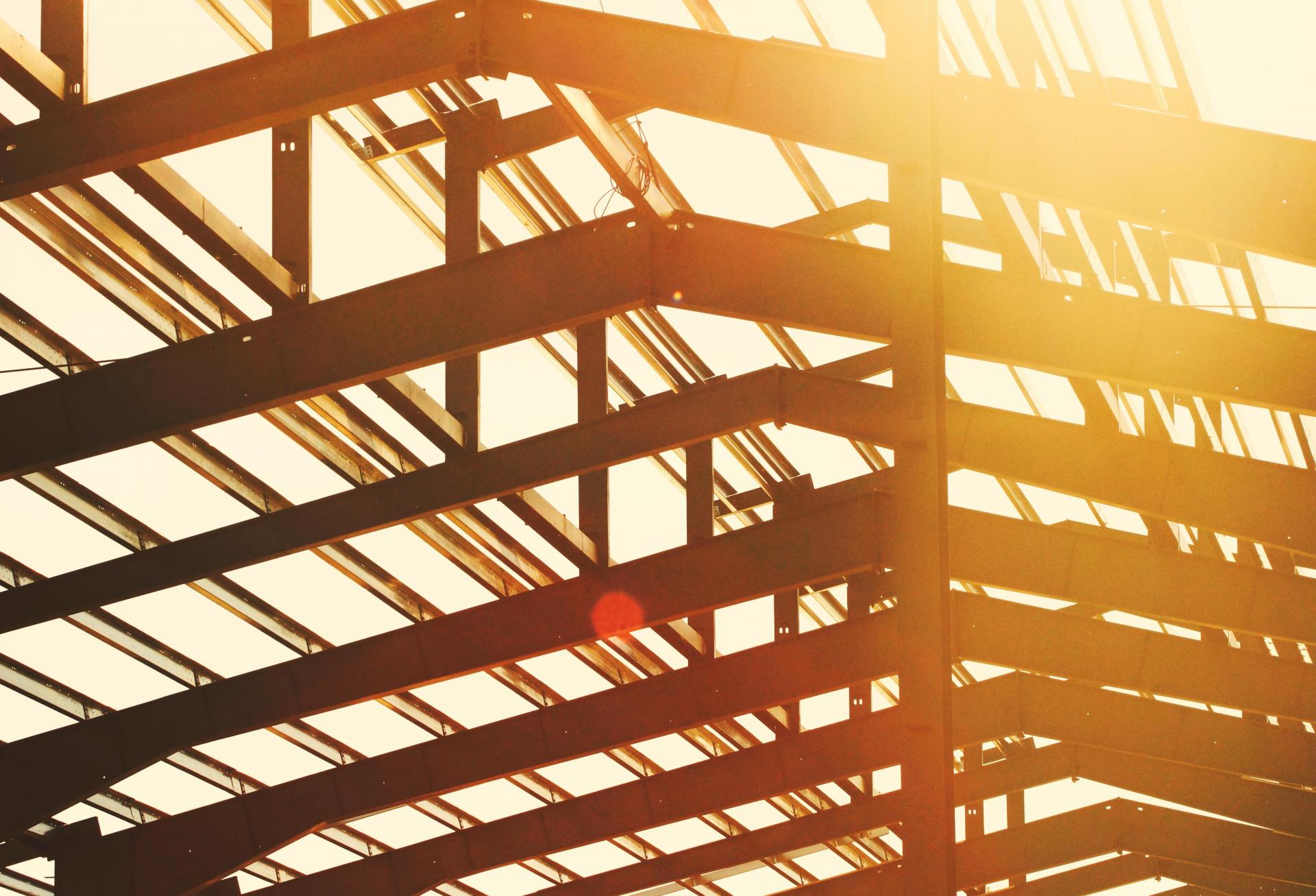 a building frame, construction