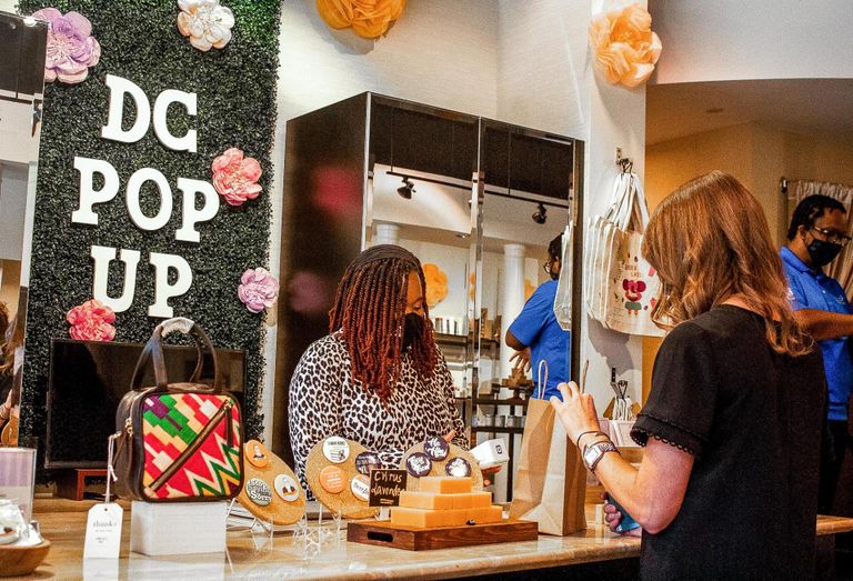 The DC Pop-Up Powered by Shea Yeleen, which received funding from the Grow Golden program.