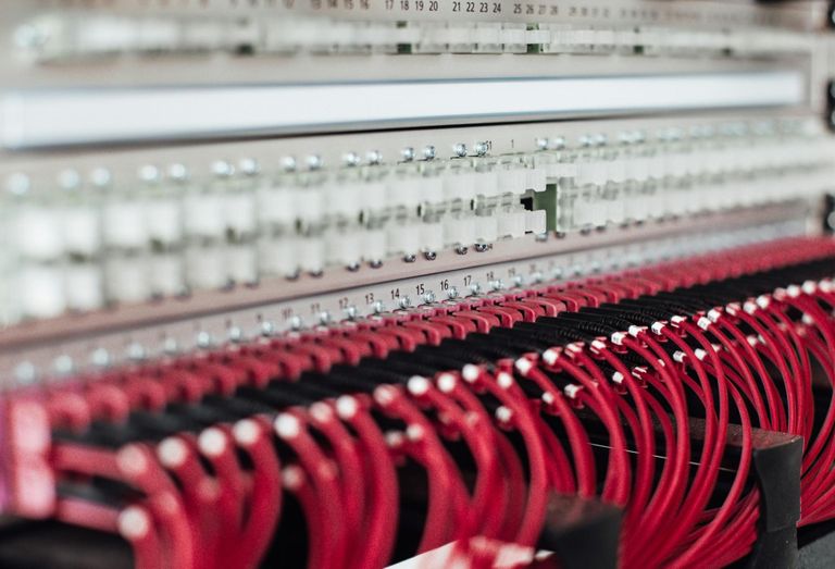 Ethernet Cords Server Rack Data Center