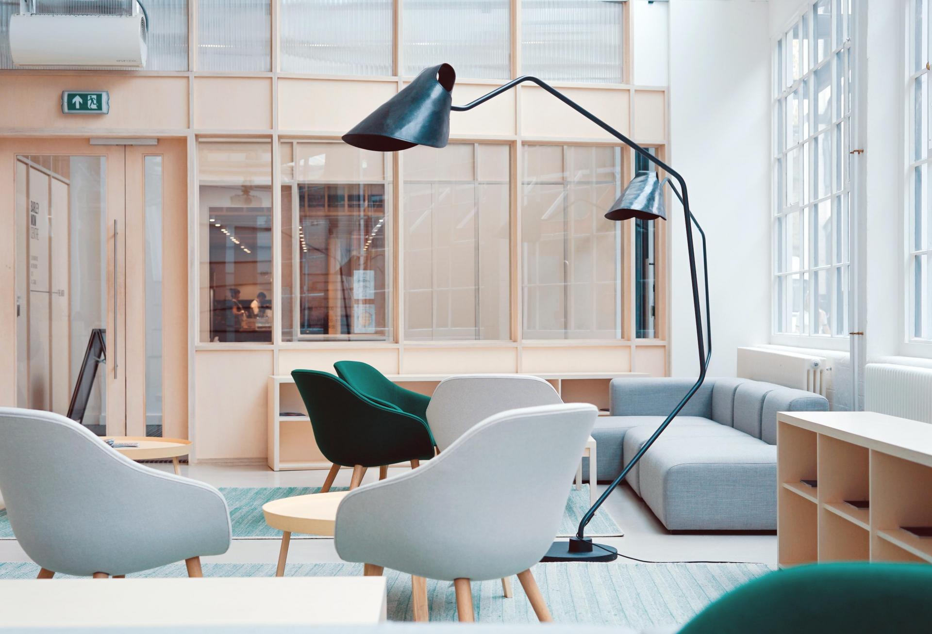 coworking office space communal area