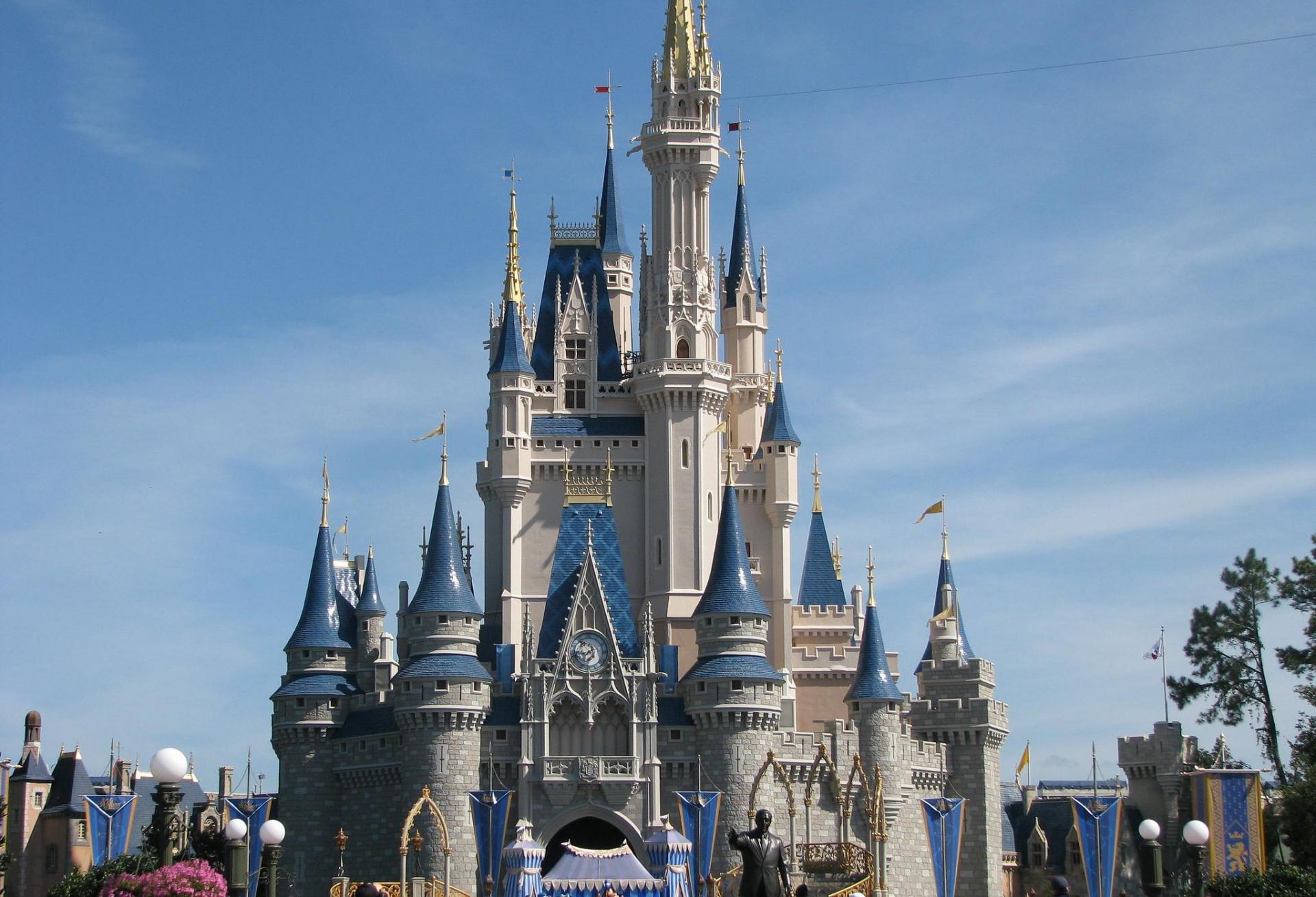 Cinderella's Castle At The Walt Disney World Resort In Orlando, Florida.