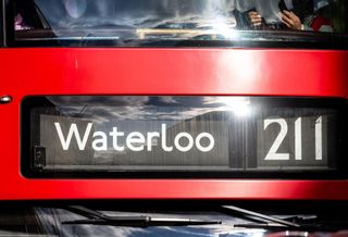 london bus waterloo