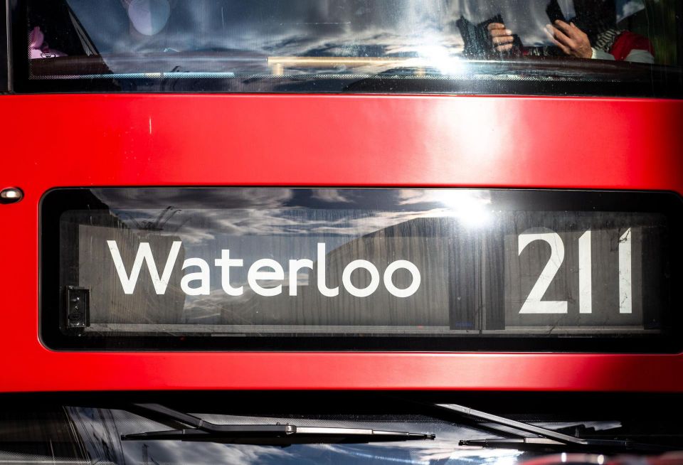 london bus waterloo