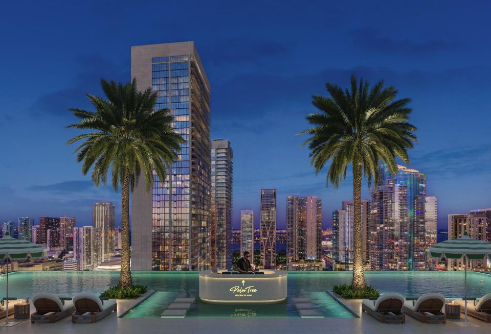 Palm Tree Residences Miami Pool Deck