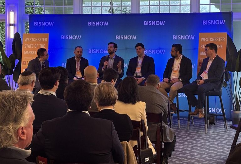 Citrin Cooperman's Vincent Altieri, Titanium Realty Group's Diego Hodara, NRP Group's Jonathan Gertman, JLL Capital Markets' Steve Simonelli, Dansker Capital Group's Andrew Dansker, Webster Bank's Michael Vitale