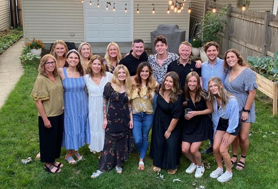A gathering of some of Bospar's employees in Chicago.