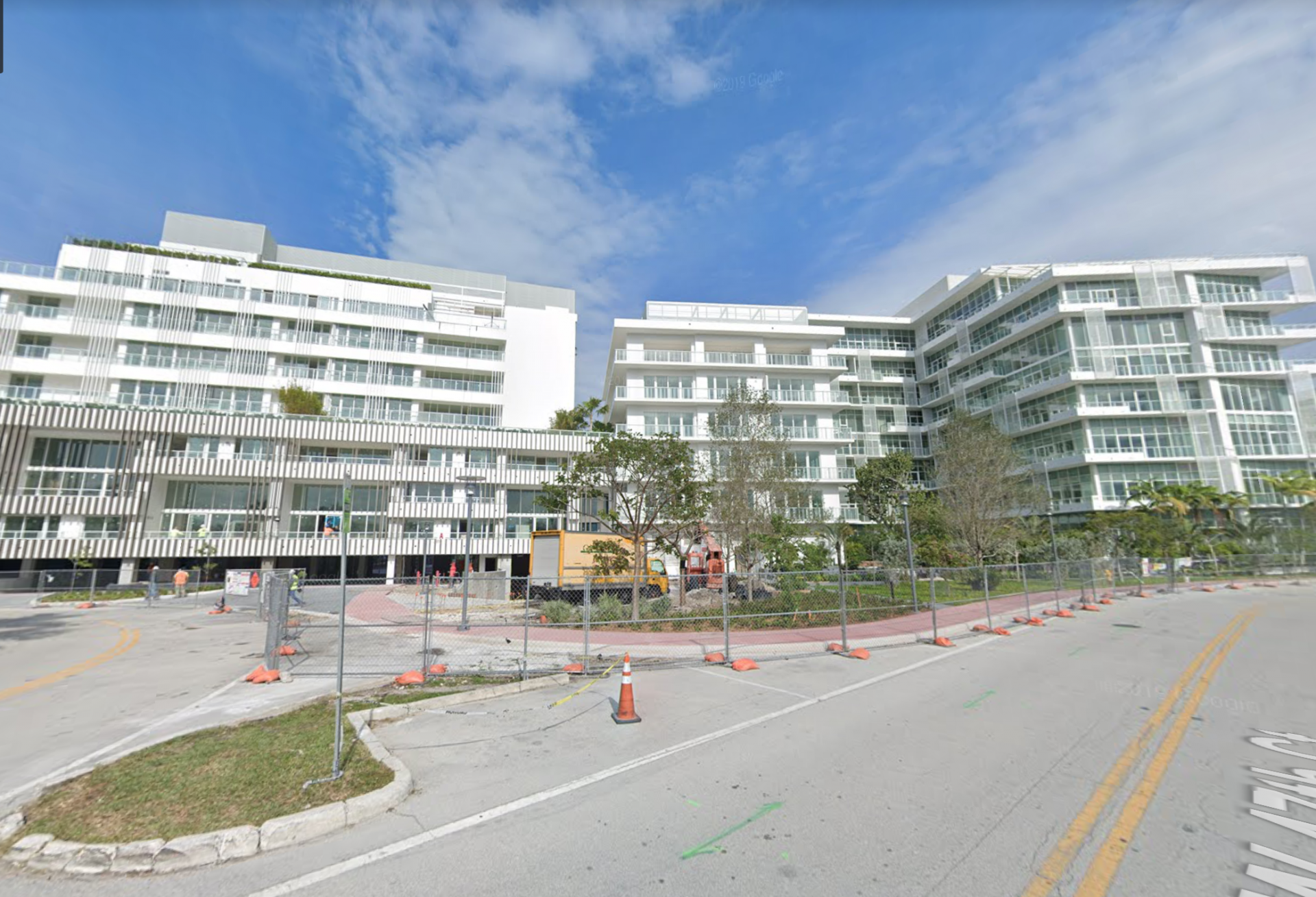 The Ritz-Carlton Residences in Miami Beach, during construction