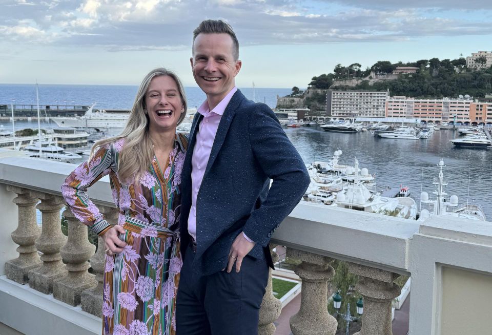 Kelly and Peter Merrion in Monaco