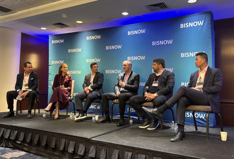 Alvarez & Marsal's Steven Kurtz, KKR's Julia Butler, Canyon Partners Real Estate's Jacob Feingold, Lee & Associates' Ben Tapper, IPA's Max Herzog, Silverstein Properties' Jonathan Hong