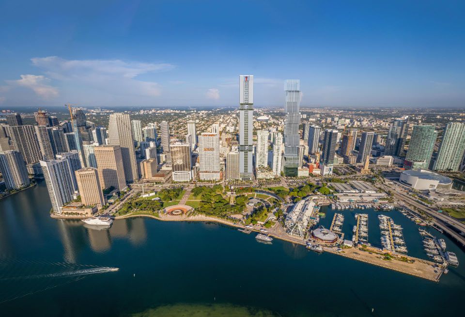 Rendering of RFR’s potential 25K SF development site alongside the Waldorf Astoria Hotel & Residences.