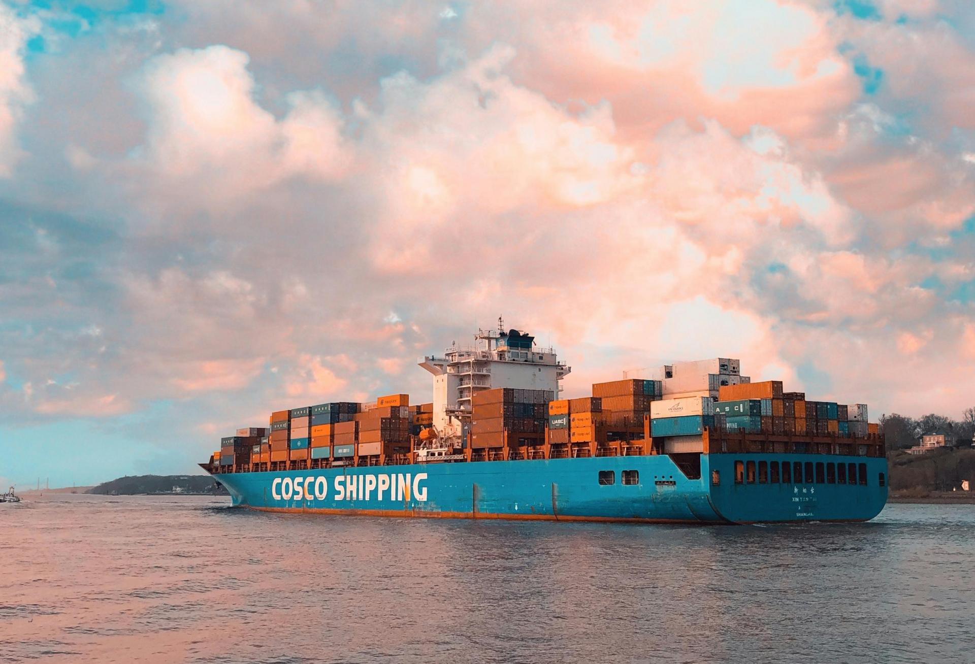 a cargo boat