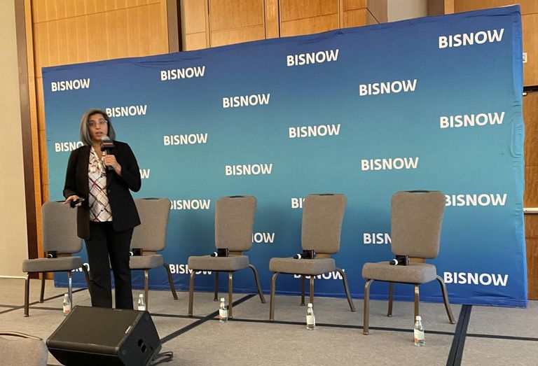 A photograph of keynote speaker Anjul Loiacono