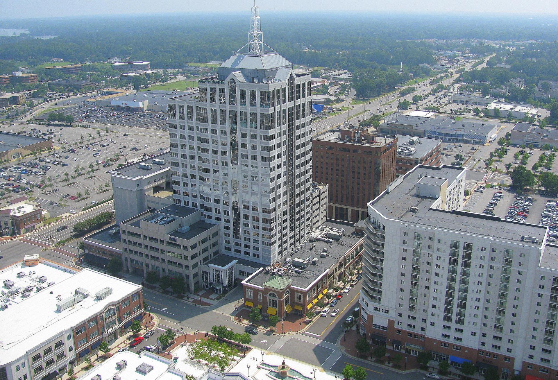 The Armada Hoffler Tower, located at Town Center in Virginia Beach, Virginia.