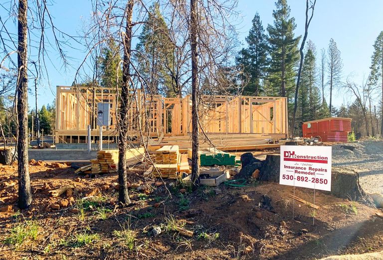 A DH Construction project in Paradise, CA