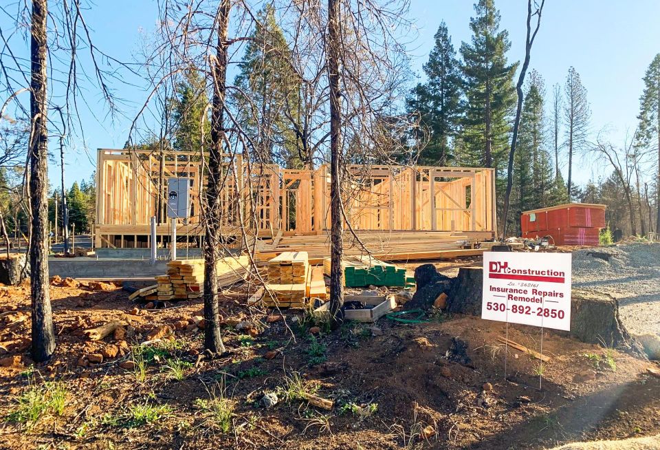 A DH Construction project in Paradise, CA