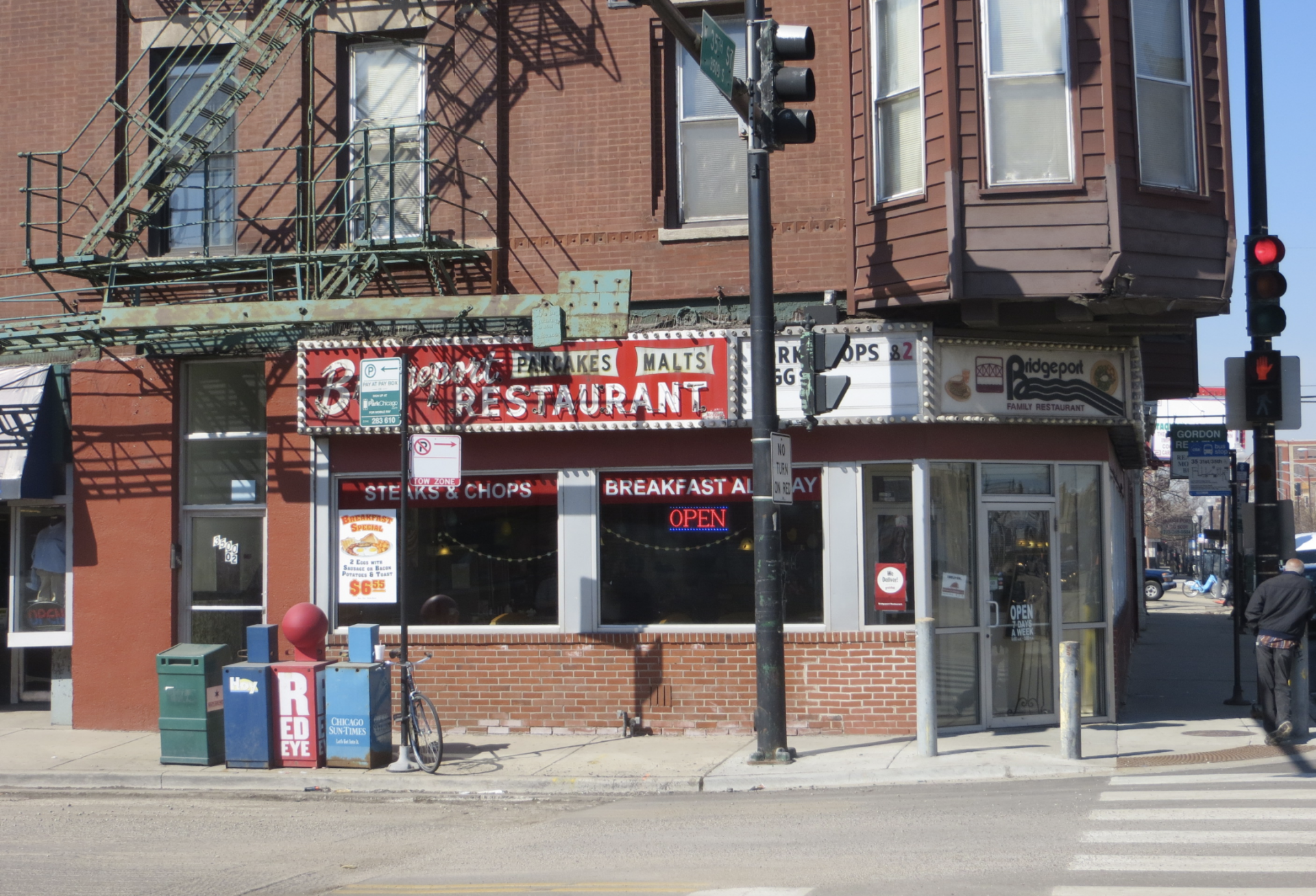 A restaurant in Bridgeport