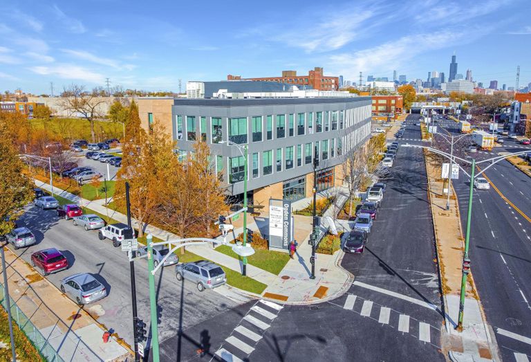 Phase 1 of Ogden Commons was the completion of 2652 West Ogden Ave., a 55K SF commercial building that includes Sinai’s One Lawndale Community Care and Surgery Center.