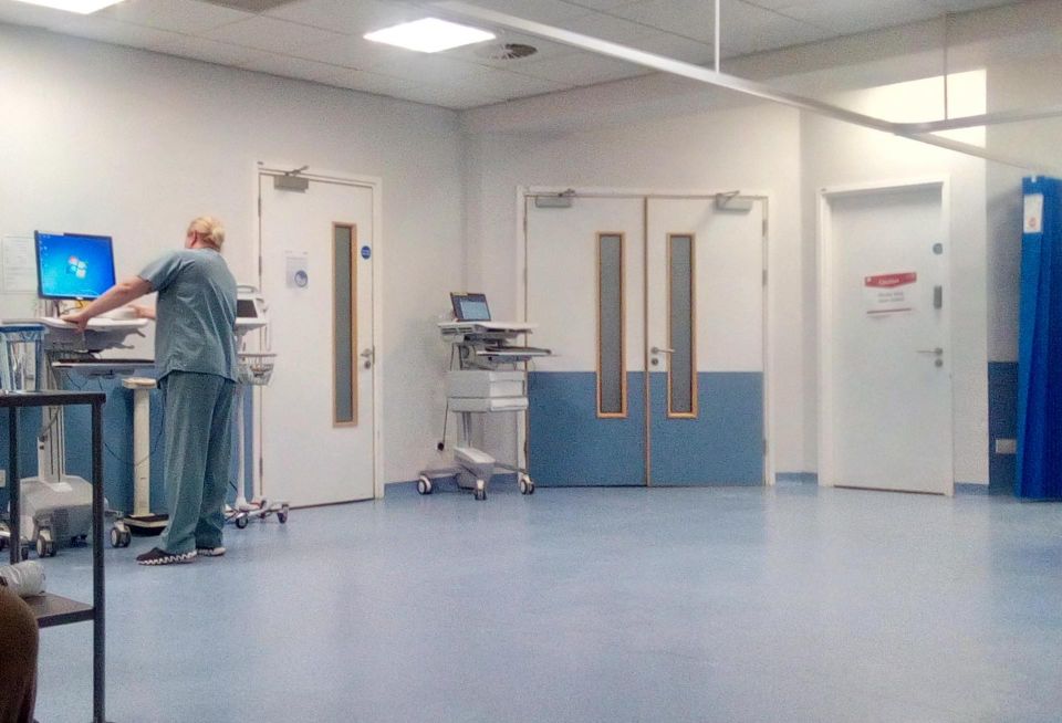 nurse inside a hospital