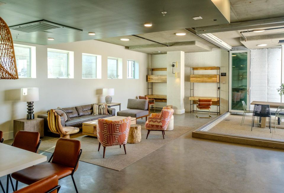 The lobby of the California Landmark Group's C1 development