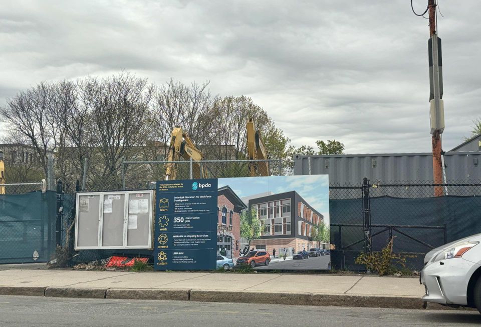 The site of the new 68K SF Franklin Cummings Tech campus on Harrison Avenue.