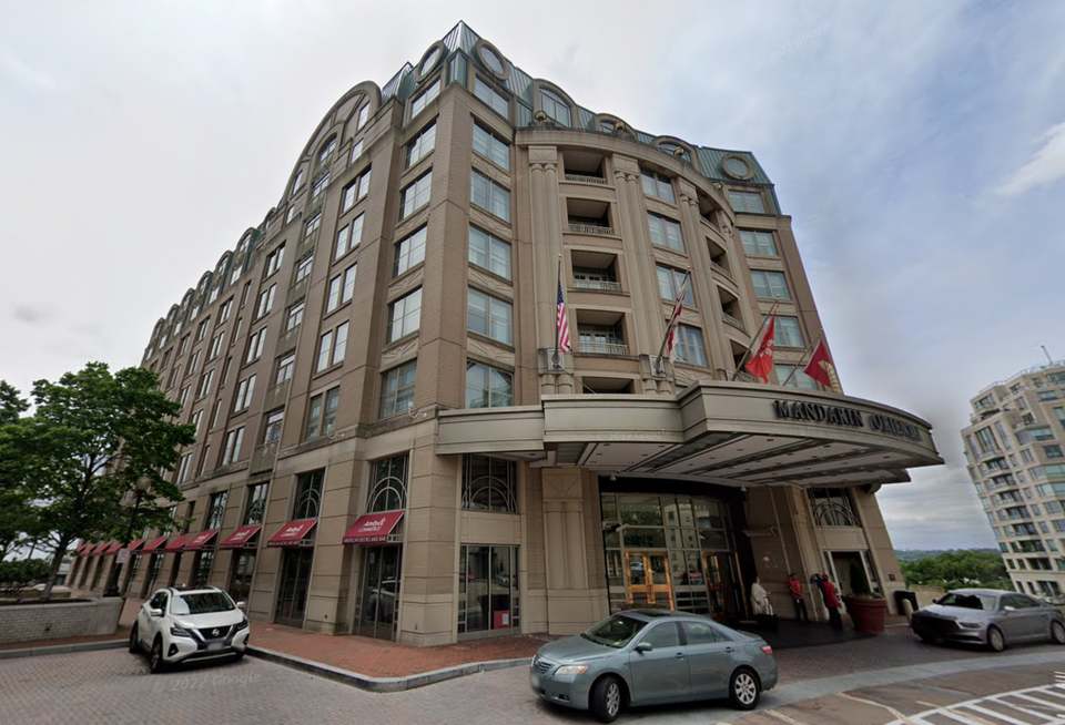The newly-acquired Salamander Washington, D.C., formerly the Mandarin Oriental, at 1330 Maryland Ave. SW