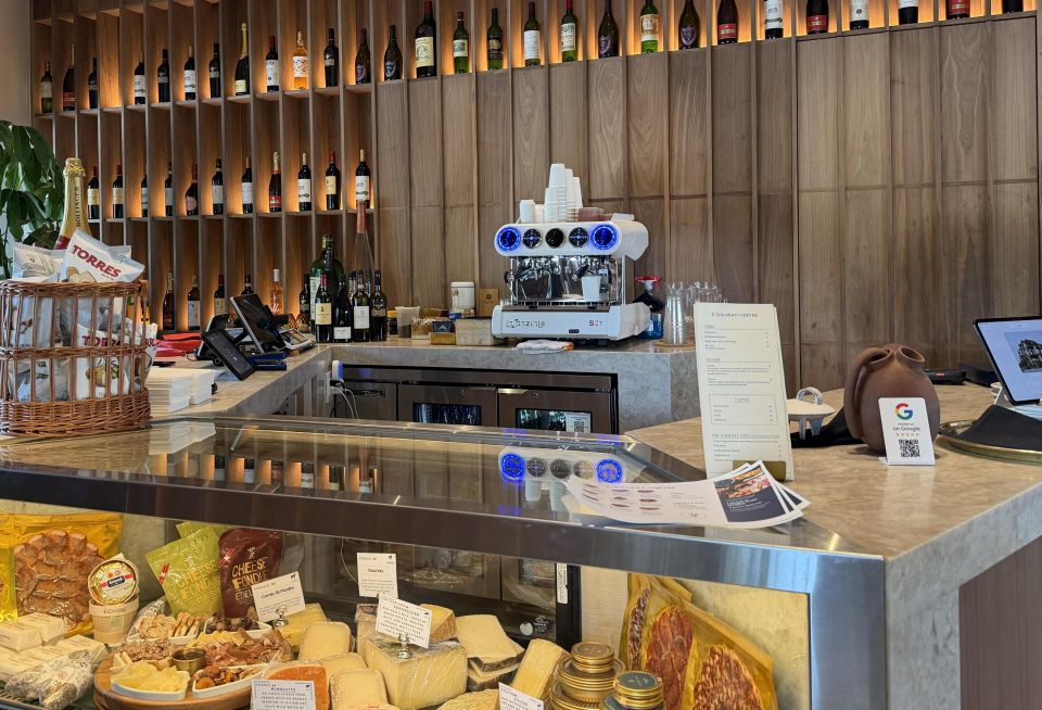 Inside of Ziggurat x Chevre Sales Gallery and sandwhich shop