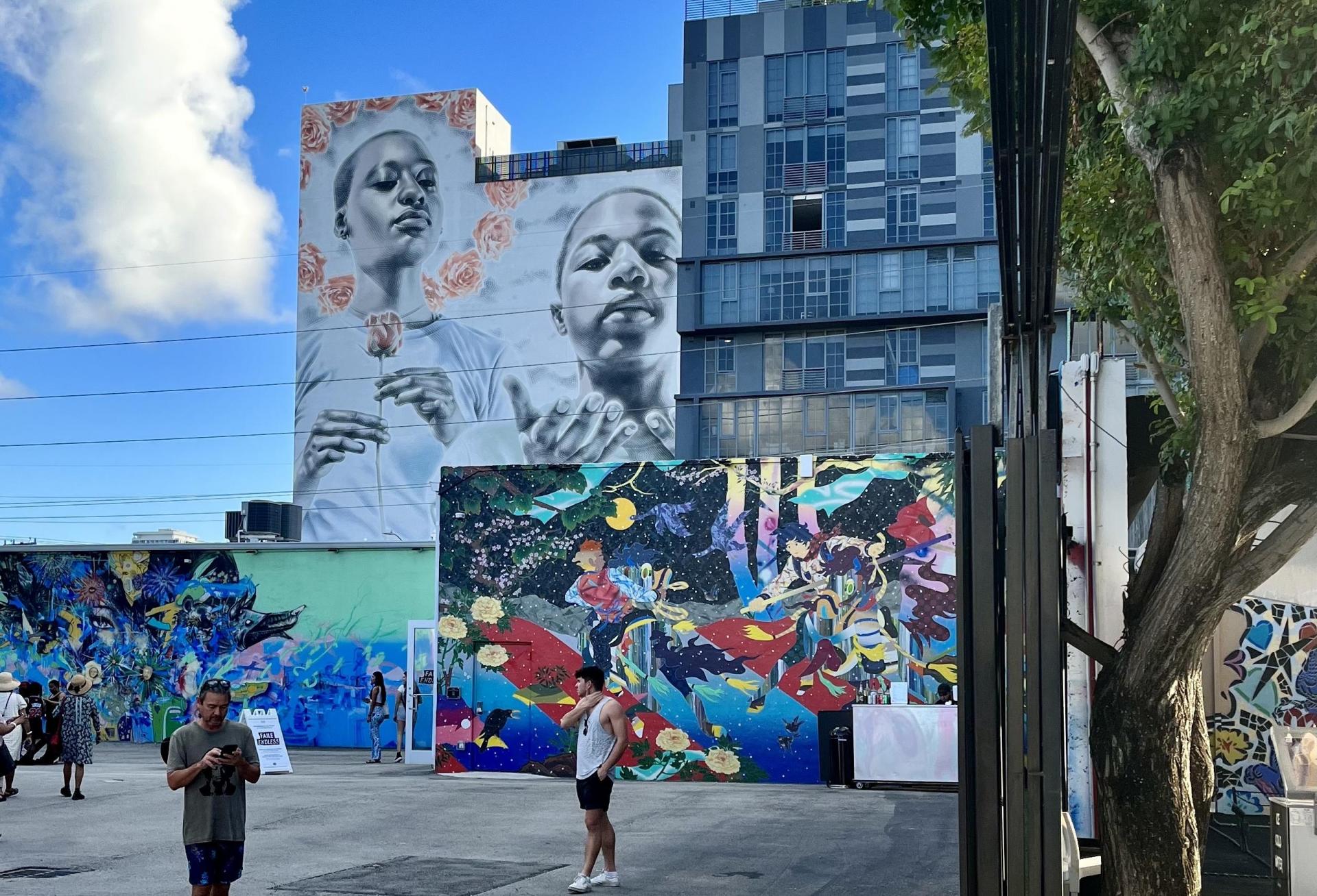 Art in Miami's Wynwood in 2021