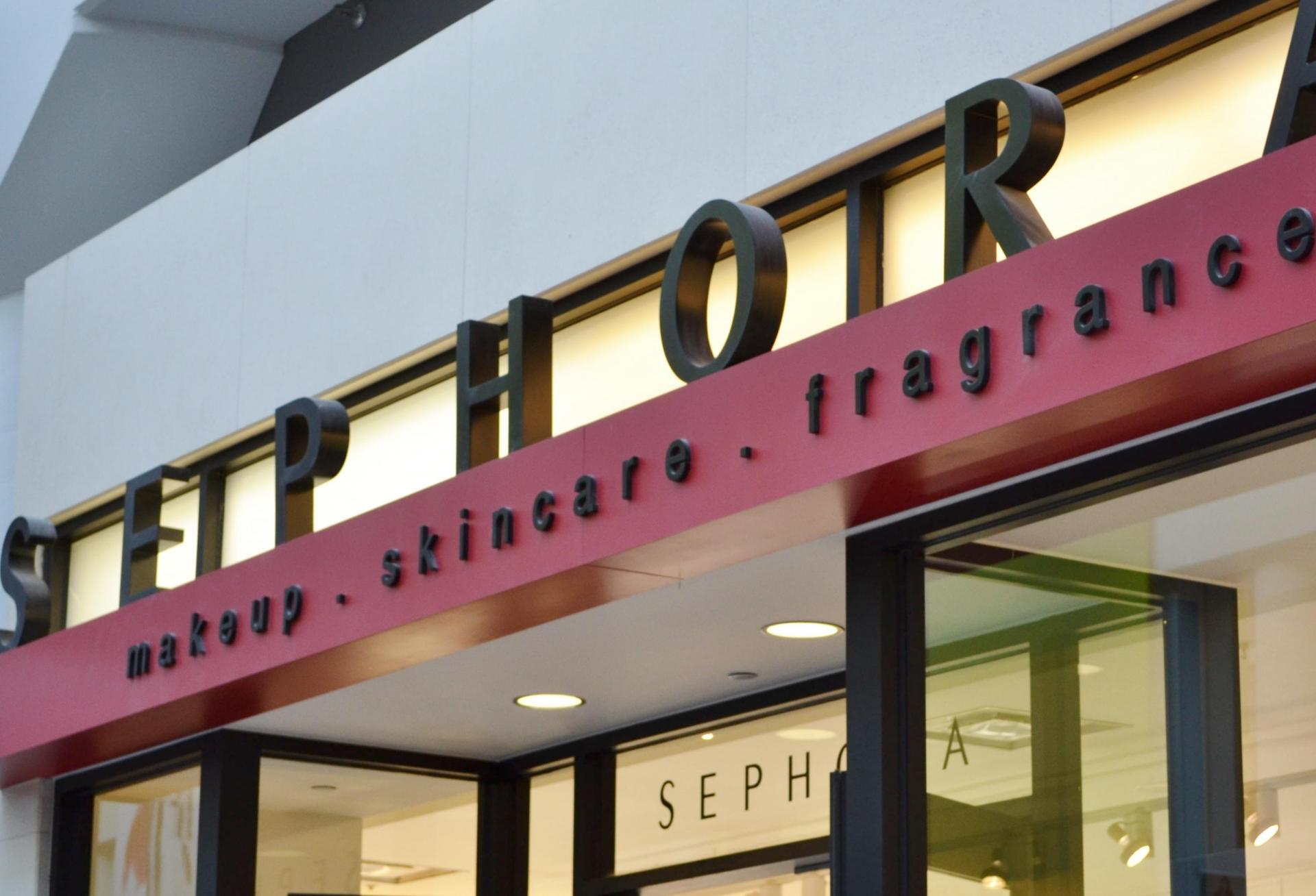 Fascia of retail store