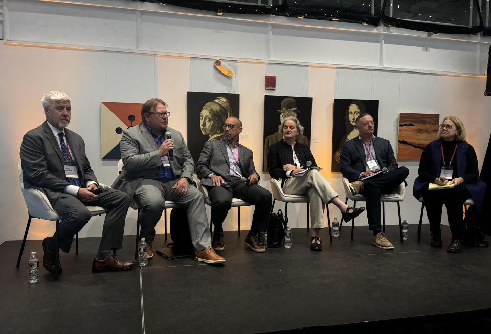 Groom Construction's David Groom, VHB's Evan Miller, Preservation of Affordable Housing's Rodger Brown, CHAPA's Jennifer Gilbert, Boston Financial's Robert Charest and Sullivan & Worcester's Karen Kepler