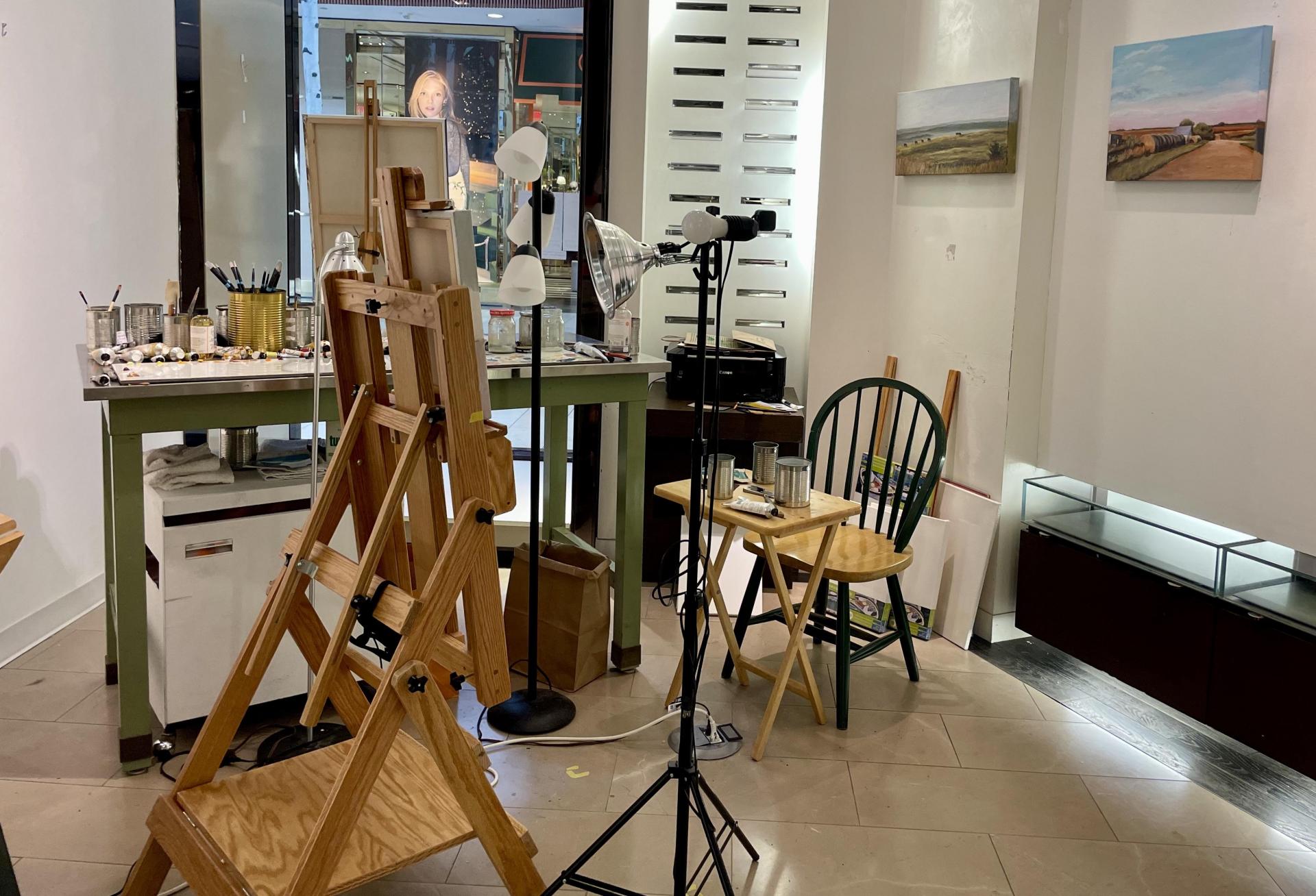 Vacant Retail Space Becomes A Blank Canvas For Artists