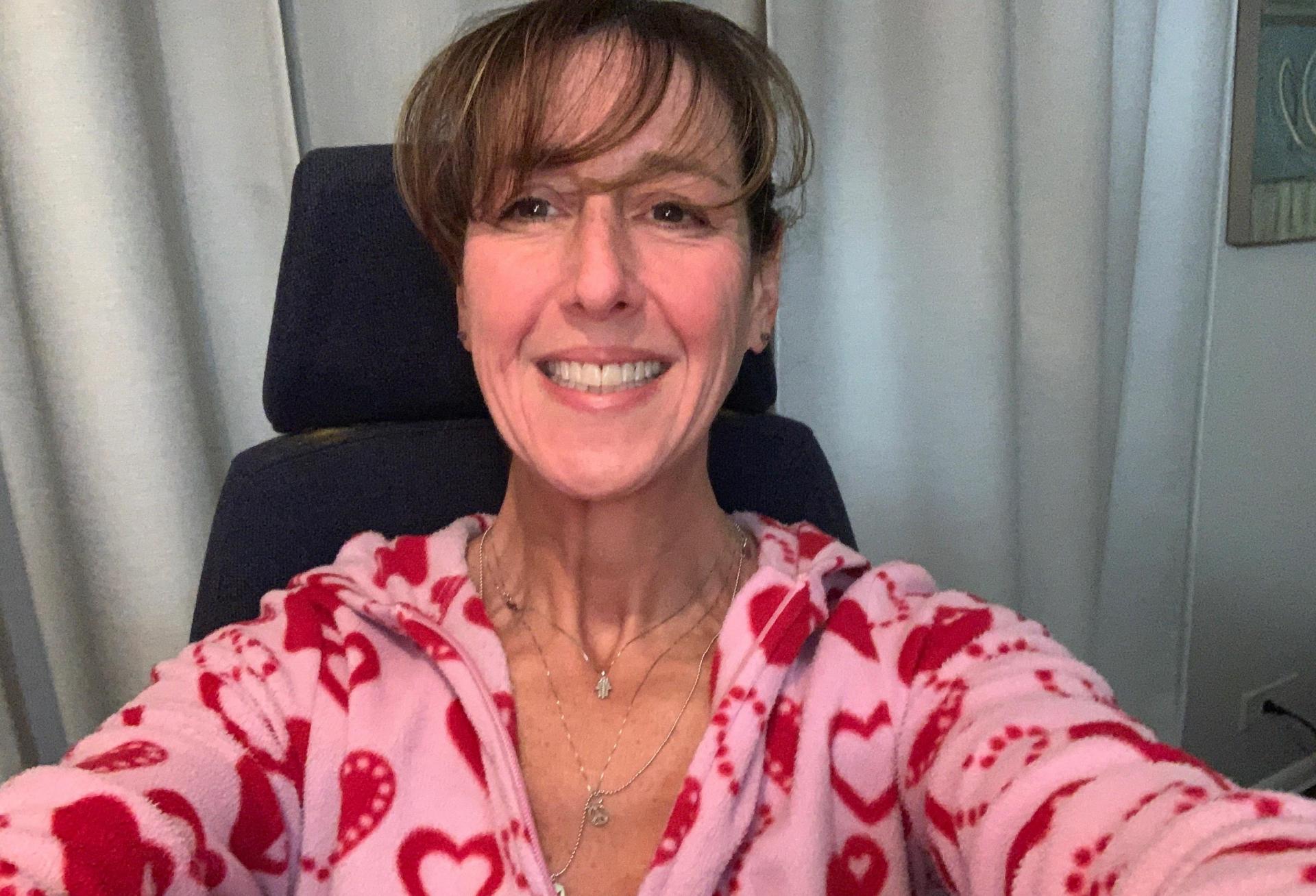 Wbs Equities Ceo Wendy Berger At Her Work-From-Home Station During The Coronavirus Pandemic. WBS Equities CEO Wendy Berger at her work-from-home station during the coronavirus pandemic.