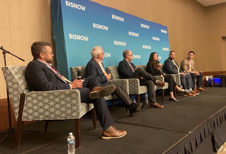 D.F. Pray's Matt DeThomas, HFA | LaFreniere Architects' John LaFreniere, Veitas Engineers' Jonathan Bayreuther, The Collaborative Cos.' Laura Gollinger, Bozzuto Construction Co.'s Briana Rennie, The Hanover Co.'s Stephen Dazzo.