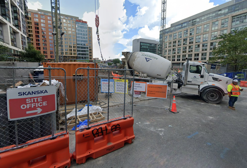 Construction has begun on Skanska's OZMA multifamily building located at 44 M St. NE